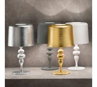 Masiero Lámpara de mesa Eva TL1 M altura 53 cm gris oscuro