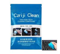 Masilla de coche para limpieza | Accesorios para el interior del coche | Toallitas de gel reutilizables para dispositivos de automóviles, suministros de ventilación de teclado, salpicadero