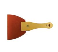 Masilla de goma para decoración del hogar, 18 x 9,7 x 1,6 cm, para mango de ABS con forma, herramienta de raspador de pintura, práctica masilla para papel pintado, hornear, parches, mango ABS