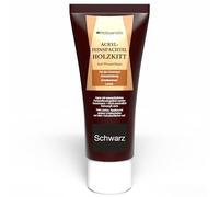Masilla de madera acrílica fina para madera, OSB y paredes, color negro 30, tubo de 250 g