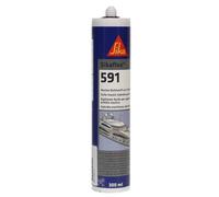 Masilla de pegamento híbrido multiusos especial marina, Sikaflex-591, 300 ml, blanco (solo para profesionales)