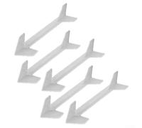 Masilla de plástico para esquinas, paquete de 5 unidades para yeso, eliminación de estuco y calafateo, rascador de pared ajustable de 90 grados para esquinas internas externas, herramienta de