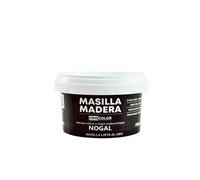 Masilla de relleno para madera, Pasta para tapar grietas,Repración de fiscuras, agujeros en muebles para interior. Lista para usar. Calidad profesional 250g, Nogal