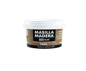 Masilla de relleno para madera, Pasta para tapar grietas,Repración de fiscuras, agujeros en muebles para interior. Lista para usar. Calidad profesional 250g, Teka