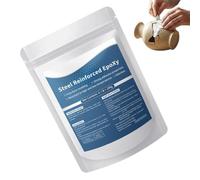 Masilla Epoxi Reforzada con Acero | Resistente al Calor e Impermeable 100g | Masilla reparadora cerámica | Para Madera, Azulejos, Vidrio, Piedra, Metal, Artesanía, Modelado de Piezas