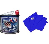 Masilla Para Carroceria Sin Fibra (+ Juego De Espatula Plastico, 350 Gr)