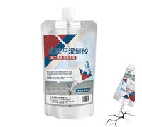 Masilla Para Grietas De Hormigón 200 G - Masilla Reparadora Impermeable Para Juntas De Hormigón, Sellador Adhesivo Fuerte Para Sellado Y Reparación De Grietas En Exteriores | Para El Hogar, Jardín, Pa