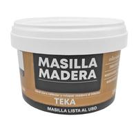 Masilla para madera de relleno y acabados para tapar fisuras, grietas, agujeros en muebles o sillas, uso interior para profesionales, lista para uso inmediato, 250g (Teka)