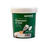 Masilla Plasmont Al Uso Multiuso Masilla para reparar Fachadas y Paredes color Blanco (1kg)