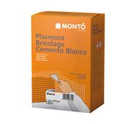 Masilla Plasmont Bricolage Cemento Blanco mortero en Polvo color Blanco 1,5kg