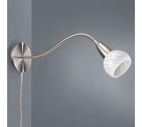 Masivo Philips Emerald Aplique Acero Vidrio 52071/31/10 Toma Botón On-Off