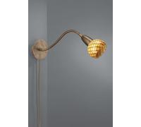 Masivo-Philips Emerald Aplique Acero Vidrio 52071/62/10 Salida Botón On-Off