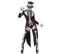 Mask Paradise Disfraz de sacerdotisa vudú para mujer, de PES en color blanco y negro, talla XL, 80079-010-027