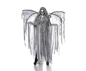 Mask Paradise of Death Terror, para Halloween, para Mujer, ángel, Esqueleto, Fantasma, Disfraz de Muerte, Espeluznante, sin, Color Gris, Talla única (302668467)