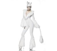 Mask Paradise Sexy White Unicorn Kost?m Last Unicorn Kost?m Mono M?rchen Karneval Damen Legende Sage M