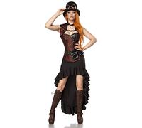 Mask Paradise Steampunk Lady Kost?m - Carnaval Steam Punk
