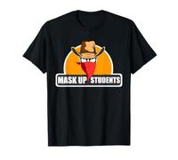Mask Up Students Back To School Social distancing Teachers Camiseta