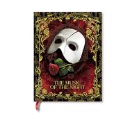 Masked Melody (Phantom of the Opera) Ultra Lined Hardcover Journal (Elastic Band Closure)