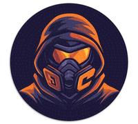 Masked Warrior Rompecabezas Regalo Creativo Decoración Familiar 1000 Piezas Juego Rompecabezas De Decoración Juguetes Desafiantes para Adultos 1000pcs (67.5x67.5cm)