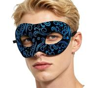 Maskerade Maske Herren - PVC Kostüm Augenmaske Für Cosplay Karneval Ball | Männer Kostüm Maske | Halloween Party Verkleidung Zubehör Für Ehemann Freund Vater Veranstaltungen