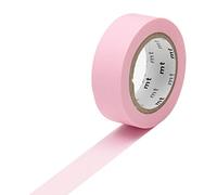 Masking Tape Cinta Adhesiva Decorativa Unicolor - Rosa - 1,5 cm x 7 m