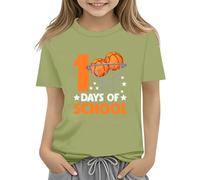 Maskjuwio 100th Day of School Celebration for Girls and Boys Kids T Shirts Fun Colorful Numbers Toy Truck Football Basketball Baby Fly Red, AG., 4-5 años