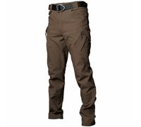 Maskjuwio Pantalones cargo para hombre, negros, tácticos, vintage, pantalones de trabajo, rectos, transpirables, funcionales, con muchos bolsillos, pantalones de moto, exteriores, trekking, monocolor