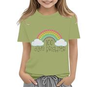 Maskjuwio Toddler Boy Girl Summer Clothes First Day of School Shirt In My Pre School Shirt Toddler Kindergarten Shirts Ausfallene Pullover Damen, AG., 10-11Years