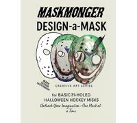 MaskMonger Design-a-Mask Sketchbook: For Ideas with designing a 31 Holed Halloween Hock