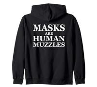 Masks Are Human Muzzles Anti Medical Safety Face Mask Sudadera con Capucha