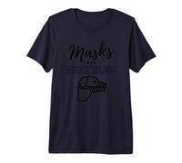 Masks Are Muzzles Funny Dog Mask For Human Sheep Muzzle Mask Camiseta Premium
