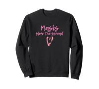 Masks Slow The Spread Cute Pink Heart Face Mask For Girls Sudadera