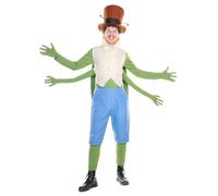 Maskworld Disfraz de saltamontes con tapa - Abeja Maya - Tamaño: M - Disfraz de saltamontes para carnaval, Halloween y fiesta temática