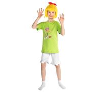 Maskworld Disfraz infantil Bibi Blocksberg para niños, talla 134-140, disfraz para Halloween, carnaval y fiesta temática