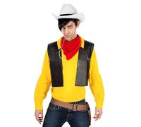 Maskworld - Disfraz Lucky Luke para hombre, color negro