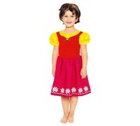 Maskworld Heidi Disfraz infantil con licencia original, carnaval, una pieza (134-140)