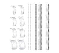 Maslasee 14 ajustadores de anillos para anillos sueltos, ajustador de tamaño de anillo que hace más pequeño sin cambiar el tamaño para protectores sueltos, espaciador para mujeres y hombres tamaños