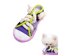 Maslasee Juguetes para perros, juguetes para cachorros, juguete suave y chirriante de cuerda para masticar para perros pequeños y cachorros, bonito diseño de zapato para acurrucarse y jugar, juguete