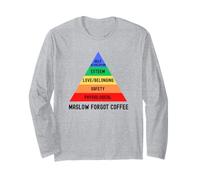 Maslow olvidó el café, la jerarquía de necesidades de Maslow Manga Larga