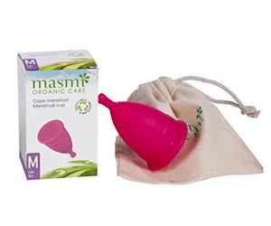 masmi Copa Menstrual, TPE, hipoalergénico, libre de silicona de grado médico, látex, BPA y ftalatos. Un nuevo ecológico y económico elección