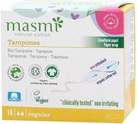 Tampones de algodon regular sin aplicador bio 18ud Masmi
