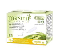 Masmi - Tampones desechables sin aplicador, regular (18 unidades)