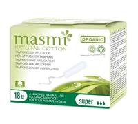Masmi - Tampones desechables sin aplicador, super (18 unidades)