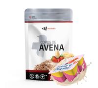 MASmusculo - Copos de Avena 800g - Alto contenido en Proteína y Fibra - Sin Azúcares Añadidos - 100% Avena - Desayuno y Snack Saludable - Sabor Fresa y Plátano