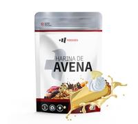 MASmusculo - Harina de Avena - 1 kg - Fuente de Proteína - Favorece Flora Intestinal - Saciante Apetito - Tarta Queso con Limón