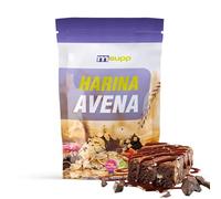 MASmusculo - Harina de Avena - 1 kg - Fuente de Proteína - Favorece la Flora Intestinal - Saciante del Apetito - Sabor Brownie
