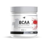MASmusculo - L-Glutamina Kyowa + BCAA en Polvo - 500 g - Aporta Energía y Reduce la Fatiga - Evita la Pérdida de Masa Muscular - Bote para 1 Mes - Sabor Piruleta