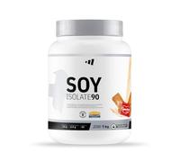MASmusculo - SOY Isolate 90-1 Kg - Proteína Aislada de Soja - Bajo en Grasas y Azúcares - Con LACTOSA - Ayuda a Aumentar Masa Muscular - con Complejo de Enzimas Digestivas - Sabor Speculoos Lovers