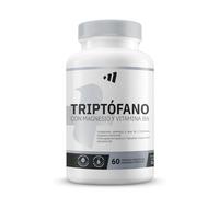 MASmusculo - Triptófano 570mg + Magnesio + Vitamina B6-60 Cápsulas Vegetales - Equilibrio Emocional - Sistema Nervioso - Disminuye el Estrés Físico y Mental - Relajación - Mejora del Sueño