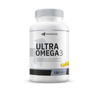 MASmusculo - Ultra Omega 3-120 Softgel - con Aceite de Pescado Omega 3 EPA y DHA con Vitamina E - Reduce Triglicéridos - Ayuda al Bienestar Cardiovascular - Propiedades Antiinflamatorias